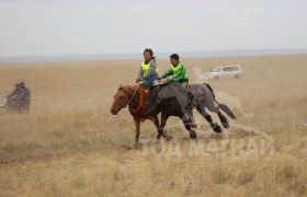 С.Ганхуягийн бор түрүүлж, Т.Галбадрахын ногоон айрагдлаа